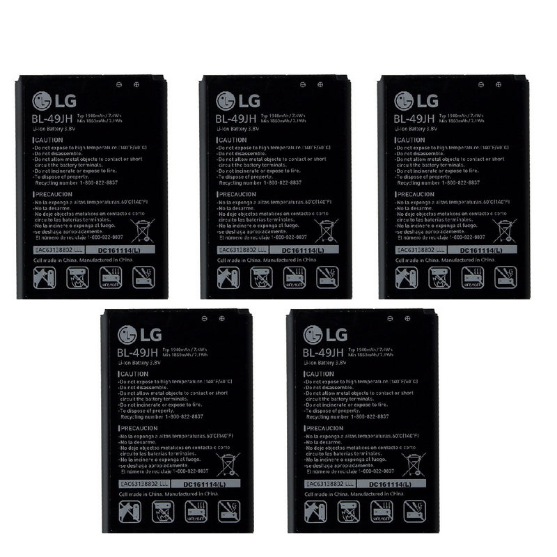 KIT 5x LG BL-49JH 1940mAh Replacement Battery for LG LS450 K3 K4 Optimus Zone 3 - LG - Simple Cell Shop, Free shipping from Maryland!