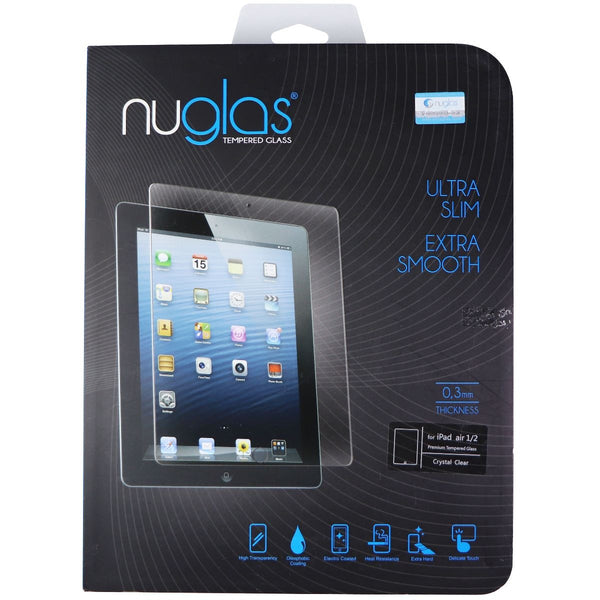 NuGlas Ultra Slim Tempered Glass for Apple iPad Air 2 and Air 1st Gen - Clear - Nuglas - Simple Cell Shop, Free shipping from Maryland!