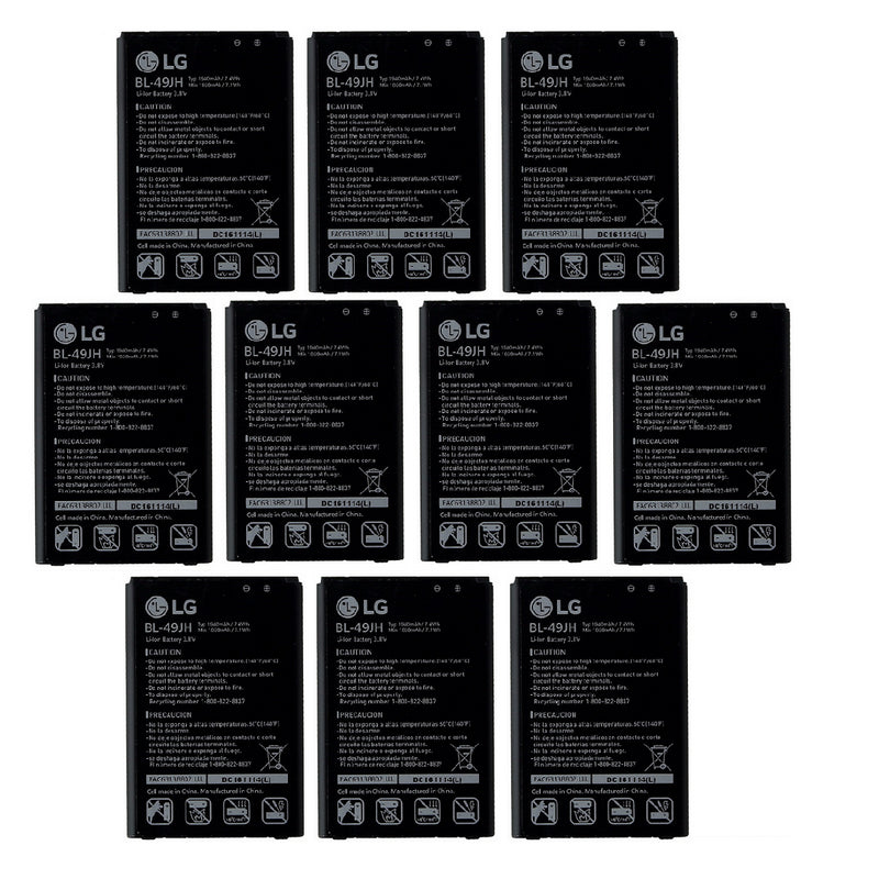 KIT 10x LG BL-49JH 1940mAh Replacement Battery for LG LS450 K3 K4 Optimus Zone 3 - LG - Simple Cell Shop, Free shipping from Maryland!