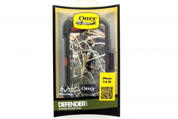 OtterBox Defender Case for iPhone SE 5 5S Realtree Max 4 Orange * OEM Original - OtterBox - Simple Cell Shop, Free shipping from Maryland!