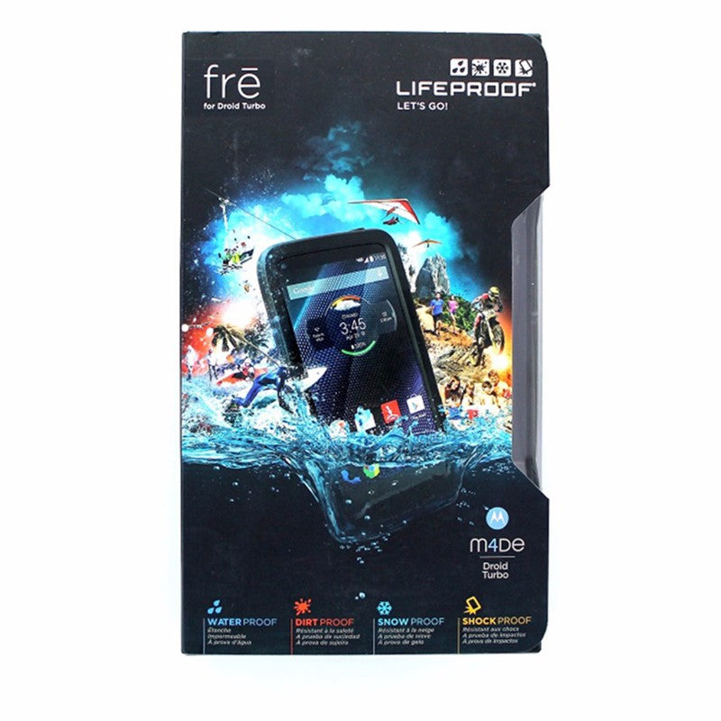 LifeProof fre Waterproof Case for Motorola Droid Turbo - Black - LifeProof - Simple Cell Shop, Free shipping from Maryland!