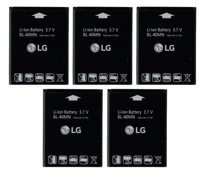 KIT 5x LG BL-40MN 1000 mAh Replacement Battery for Xpression C395/Freedom UN272 - LG - Simple Cell Shop, Free shipping from Maryland!