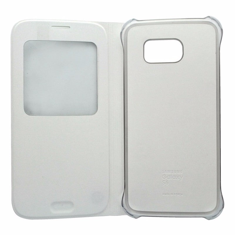 Samsung S-View Flip Cover Case for Samsung Galaxy S6 White - Samsung - Simple Cell Shop, Free shipping from Maryland!