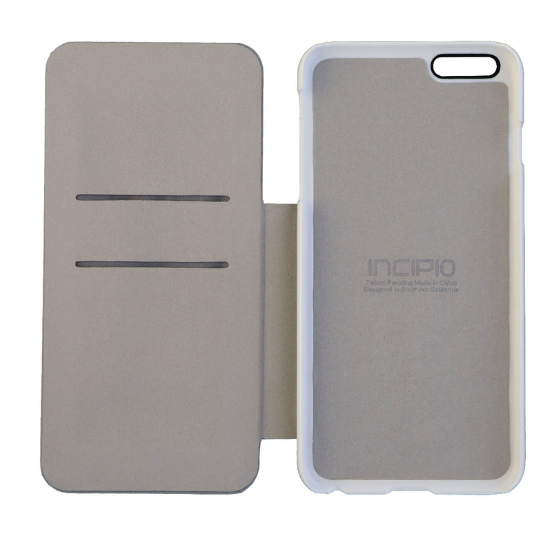 Incipio Highland Folio Wallet Case for iPhone 6 Plus 6s Plus  White and Gray - Incipio - Simple Cell Shop, Free shipping from Maryland!