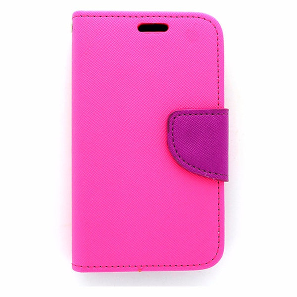 Flip Mobile Wallet Case for Unimax- Pink - Open Mobile - Simple Cell Shop, Free shipping from Maryland!