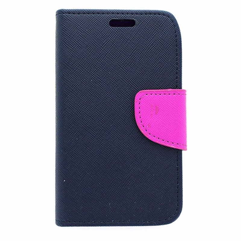 Flip Mobile Wallet Case for Unimax - Blue and Purple - Open Mobile - Simple Cell Shop, Free shipping from Maryland!