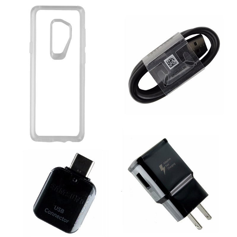 OEM Adapter + Charger KIT w/ OtterBox Clear Symmetry Case for Samsung Galaxy S9+ - OtterBox - Simple Cell Shop, Free shipping from Maryland!
