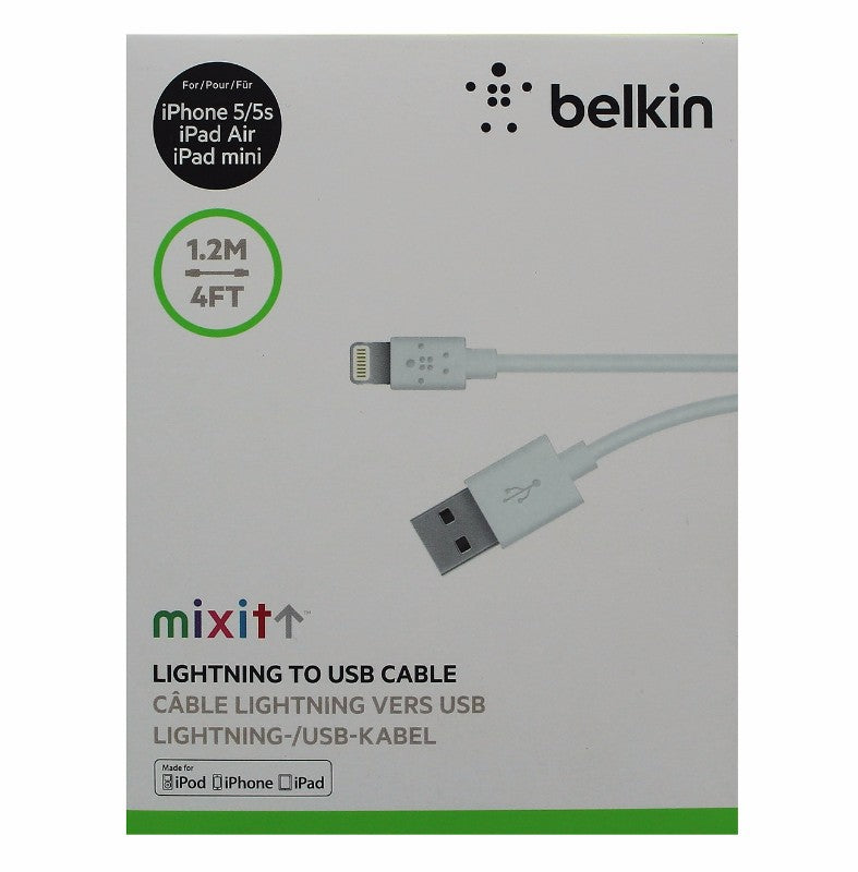 Belkin (F8J023btf04-WHT) 4Ft Charge & Sync Cable for Apple iPhones - White - Belkin - Simple Cell Shop, Free shipping from Maryland!
