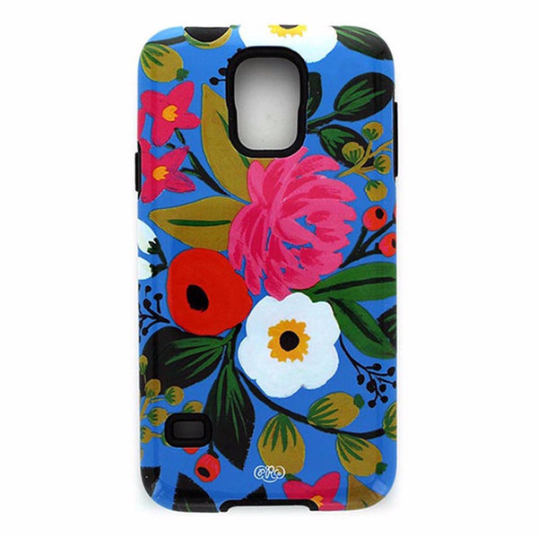 Sonix Inlay Series Hardshell Case for Samsung Galaxy S5 - Cyan Blue / Floral - Sonix - Simple Cell Shop, Free shipping from Maryland!