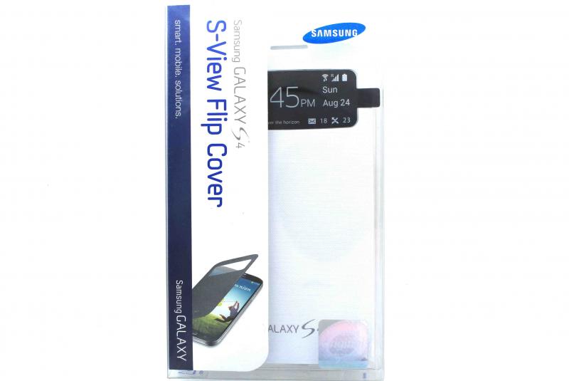 S-View Flip Cover Folio Case fr Samsung Galaxy S4 IV - White - Samsung - Simple Cell Shop, Free shipping from Maryland!