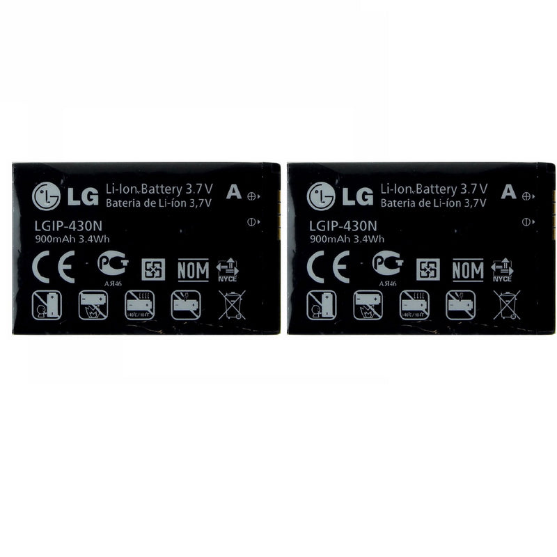 KIT 2x LG LGIP-430N 900 mAh Replacement Battery for LG LX290 - LG - Simple Cell Shop, Free shipping from Maryland!