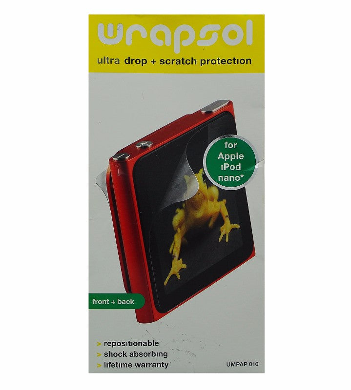Wrapsol Front and Back Screen Protector Pack for Apple iPod Nano - Clear - Wrapsol - Simple Cell Shop, Free shipping from Maryland!