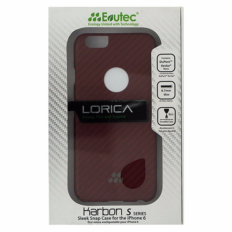 Evutec Karbon Lorica Case for Apple iPhone 6S / 6 - Red - Evutec - Simple Cell Shop, Free shipping from Maryland!