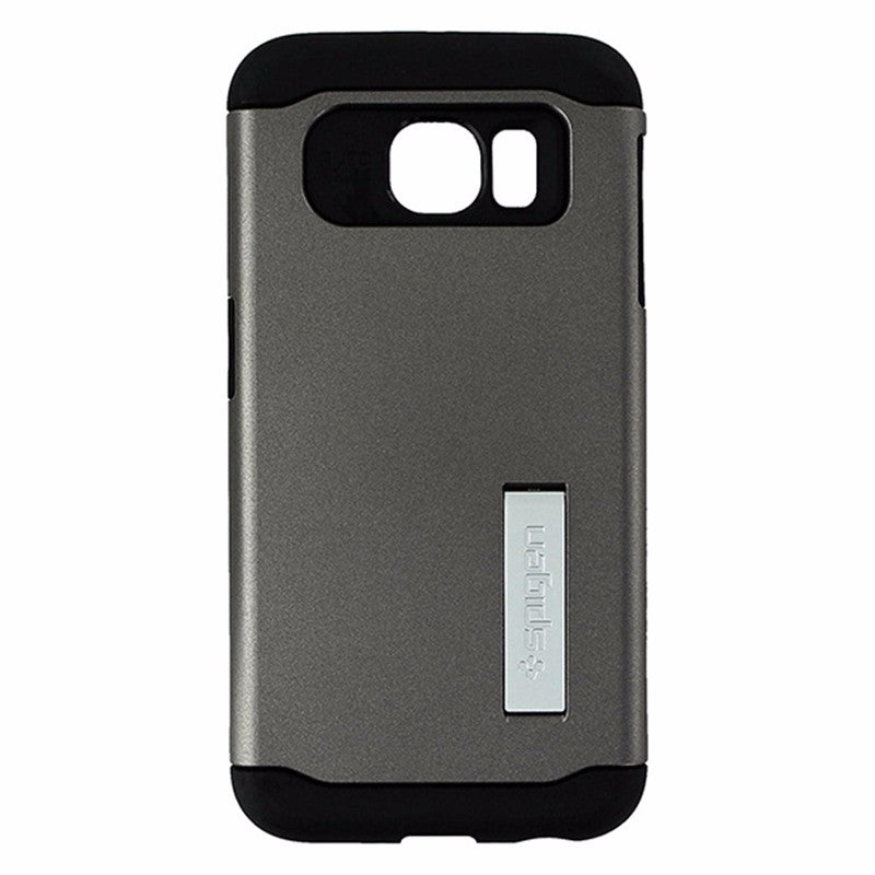Spigen Slim Armor Case for Samsung Galaxy S6 - Gray & Black - Spigen - Simple Cell Shop, Free shipping from Maryland!