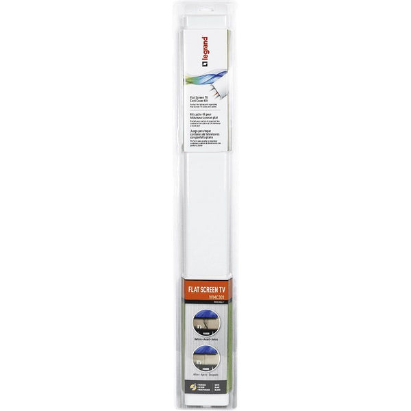 Legrand Flat-Screen Cord Cover Kit Wiremold - White (WMC301) - Legrand - Simple Cell Shop, Free shipping from Maryland!