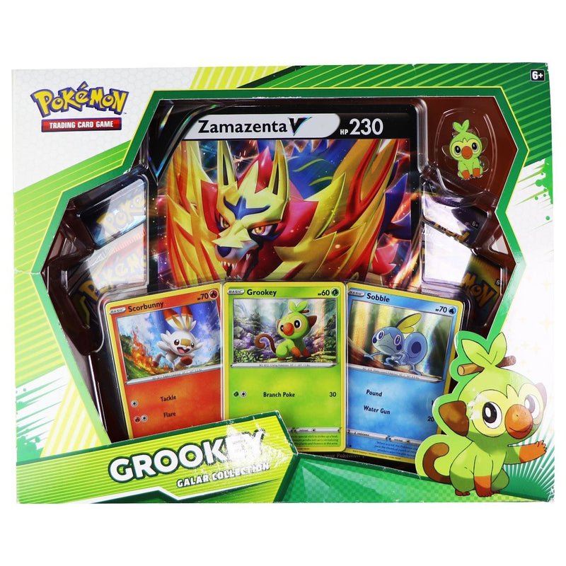 Pokemon TCG Galar Collection Grookey Box - 4 Booster Packs Pokemon TCG Galar Collection Grookey Box - 4 Booster Packs