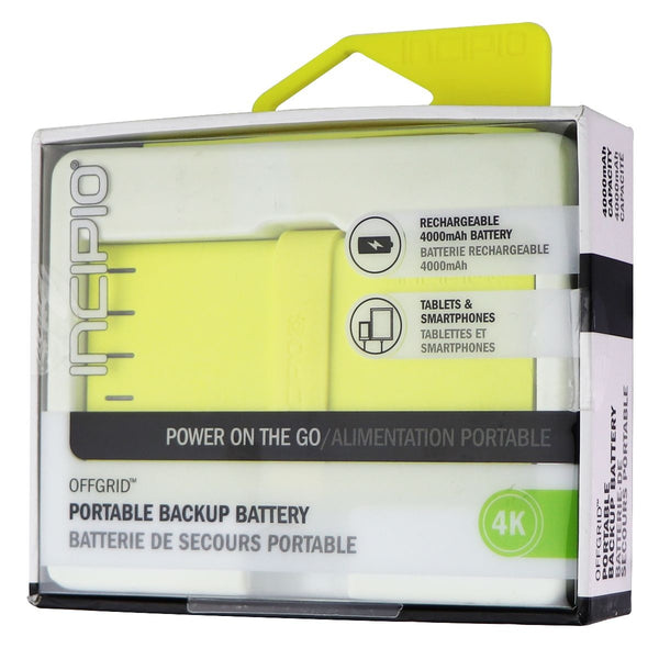 Incipio OffGrid Portable 4,000mAh Backup Battery with Micro-USB Cable - Yellow - Incipio - Simple Cell Shop, Free shipping from Maryland!