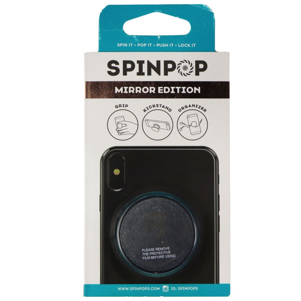 SpinPop (SP18-MIR-6) Horizontal and Vertical Phone Grip & Stand - Mirror - SpinPop - Simple Cell Shop, Free shipping from Maryland!