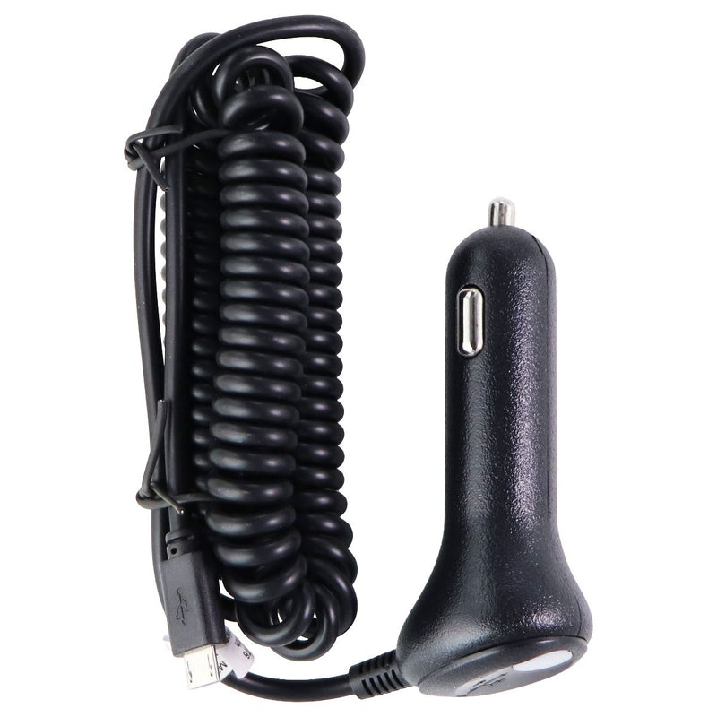 Verizon Micro-USB Car charger with Coiled Cable - Black - Verizon - Simple Cell Shop, Free shipping from Maryland!