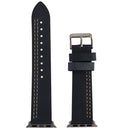 iGear Leather Watch strap for 38mm Apple Watch - Slate Leather / Silver buckle - iGear - Simple Cell Shop, Free shipping from Maryland!