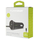 PureGear (24W/4.8A) USB-C Car Charger with Extra USB Port - Black