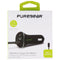 PureGear (24W/4.8A) USB-C Car Charger with Extra USB Port - Black