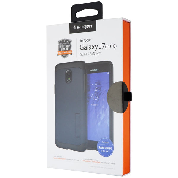 Spigen Slim Armor Series Dual Layer Case for Galaxy J7 (2018) - Metal Slate - Spigen - Simple Cell Shop, Free shipping from Maryland!