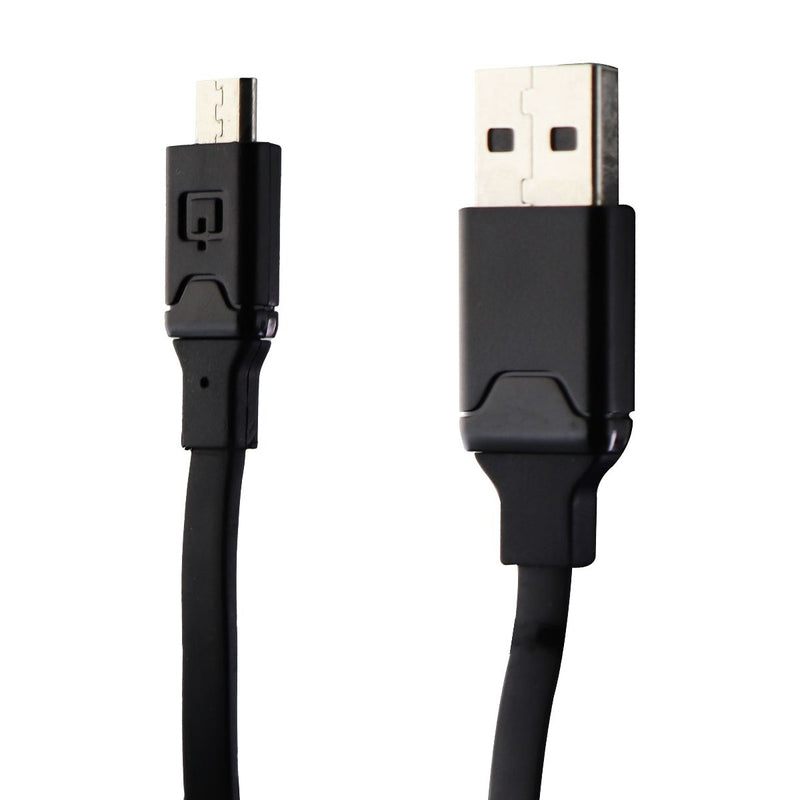 Qmadix 6-Foot Flat Tangle-Free (Micro-USB) to USB Charge/Sync Cable - Black - Qmadix - Simple Cell Shop, Free shipping from Maryland!