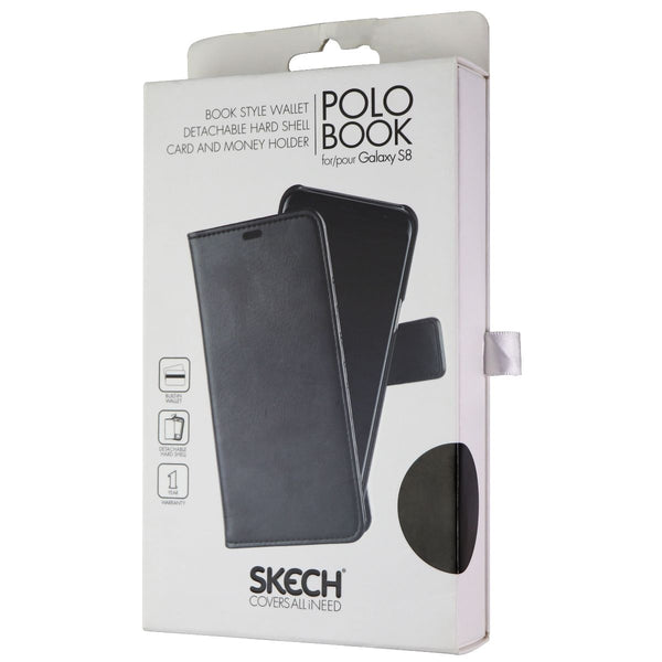 Skech (SK51-PB-BLK) Polo Book Wallet Cover for Samsung Galaxy S8 - Black - Skech - Simple Cell Shop, Free shipping from Maryland!
