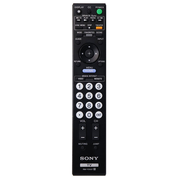 Sony Remote Control (RM-YD025) for Select Sony TVs - Black - Sony - Simple Cell Shop, Free shipping from Maryland!