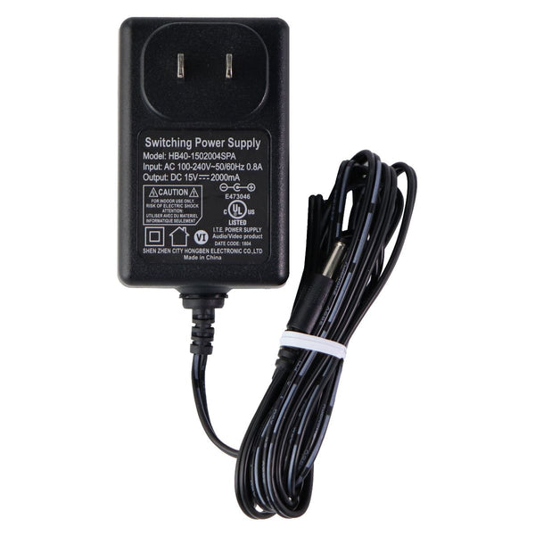 Switching Power Supply (HB40-1502004SPA) 15V - Black - Unbranded - Simple Cell Shop, Free shipping from Maryland!
