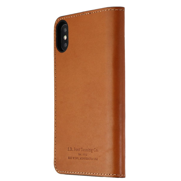 Platinum Leather Folio Case for Apple iPhone Xs Max Smartphones - Papaya - Platinum - Simple Cell Shop, Free shipping from Maryland!
