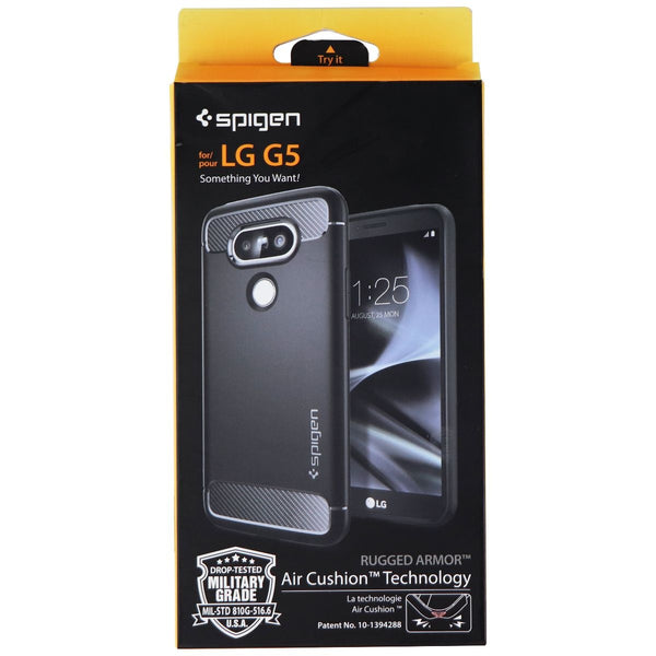 Spigen Rugged Armor Designed Case for LG G5 - Black - Spigen - Simple Cell Shop, Free shipping from Maryland!