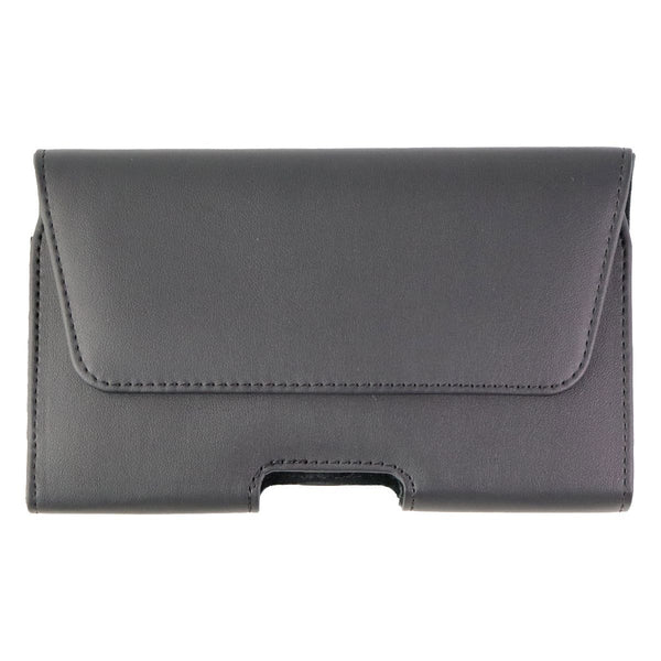 Soft Pouch Synthetic Leather Holster for Large Smartphones (6.5 x 4) - Black - Unbranded - Simple Cell Shop, Free shipping from Maryland!