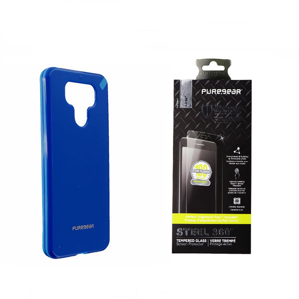 PureGear Blue Hardshell Case and Tempered Glass Screen Protector for LG G6 - PureGear - Simple Cell Shop, Free shipping from Maryland!