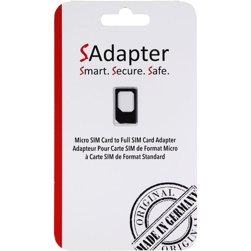 Sadapter Micro SIM to Full SIM Card Adapter (999507-SMCA) - Gray - Sadapter - Simple Cell Shop, Free shipping from Maryland!