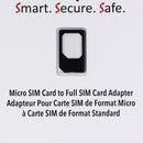 Sadapter Micro SIM to Full SIM Card Adapter (999507-SMCA) - Gray - Sadapter - Simple Cell Shop, Free shipping from Maryland!
