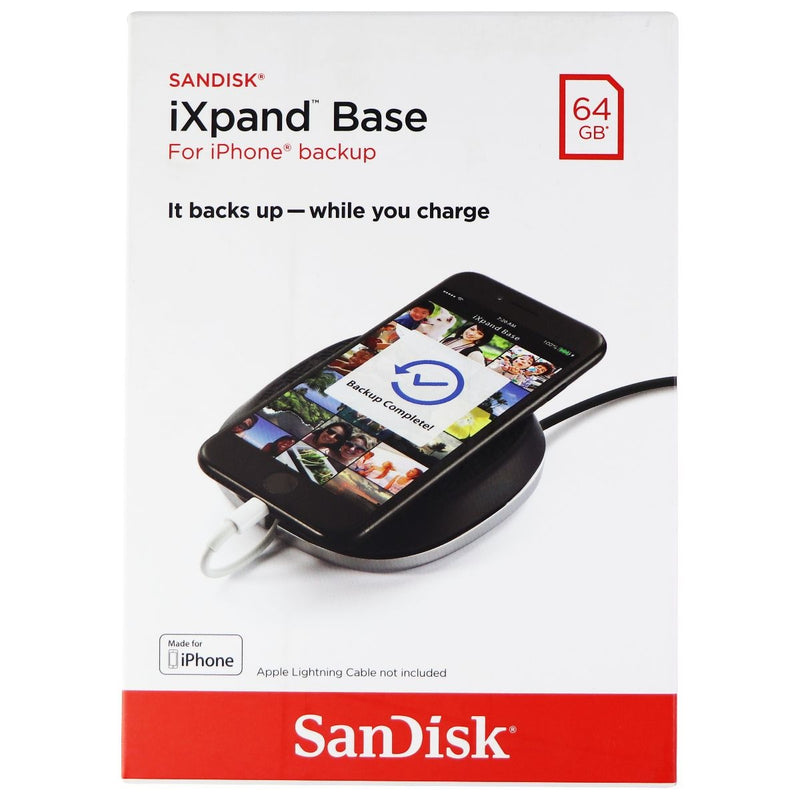 SanDisk iXpand 64GB Base for iPhone Backup & Charging - Black - SanDisk - Simple Cell Shop, Free shipping from Maryland!