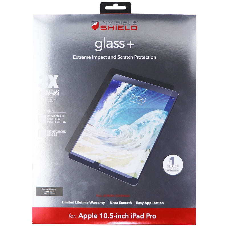 ZAGG InvisibleShield (Glass+) Tempered Glass for iPad Pro (10.5, 2017 Model) - Zagg - Simple Cell Shop, Free shipping from Maryland!