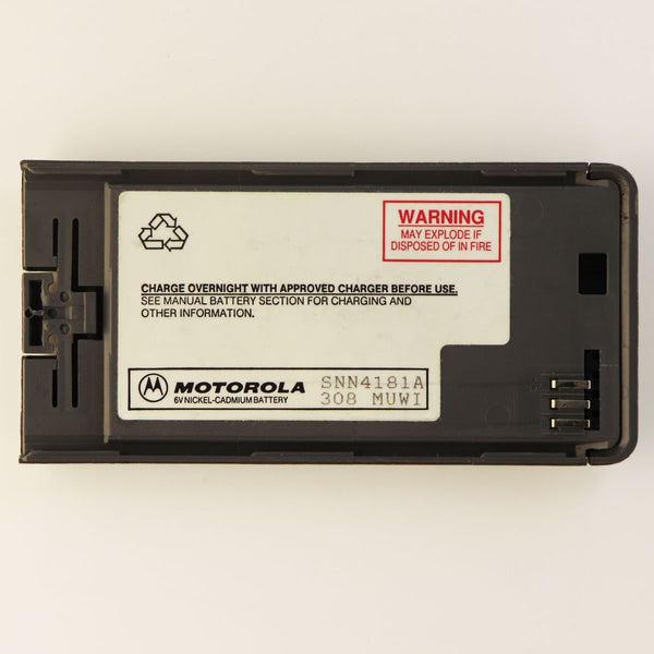 Motorola Nickel-Cadmium OEM Rechargeable Battery (SNN4181A) 6V - Motorola - Simple Cell Shop, Free shipping from Maryland!