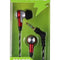 Hottips Sound & Style 4ft. Stereo Earbuds with Nylon Braided Cord - Red - Hottips - Simple Cell Shop, Free shipping from Maryland!