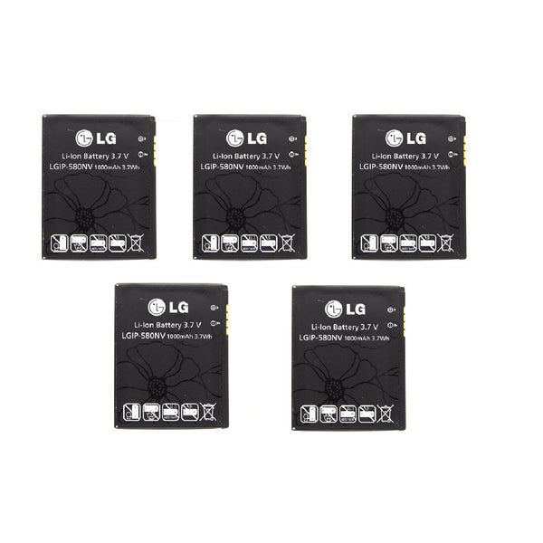 KIT 5x LG LGIP-580NV 1000 mAh Replacement Battery for Chocolate Touch - LG - Simple Cell Shop, Free shipping from Maryland!