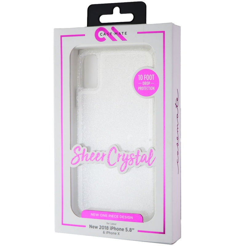 Case-Mate Sheer Crystal Series Case for Apple iPhone Xs/X - Crystal Clear - Case-Mate - Simple Cell Shop, Free shipping from Maryland!