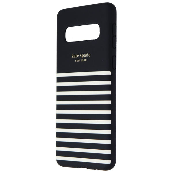 Kate Spade Hardshell Case for Samsung Galaxy S10 - Black/Cream Stripes - Kate Spade - Simple Cell Shop, Free shipping from Maryland!