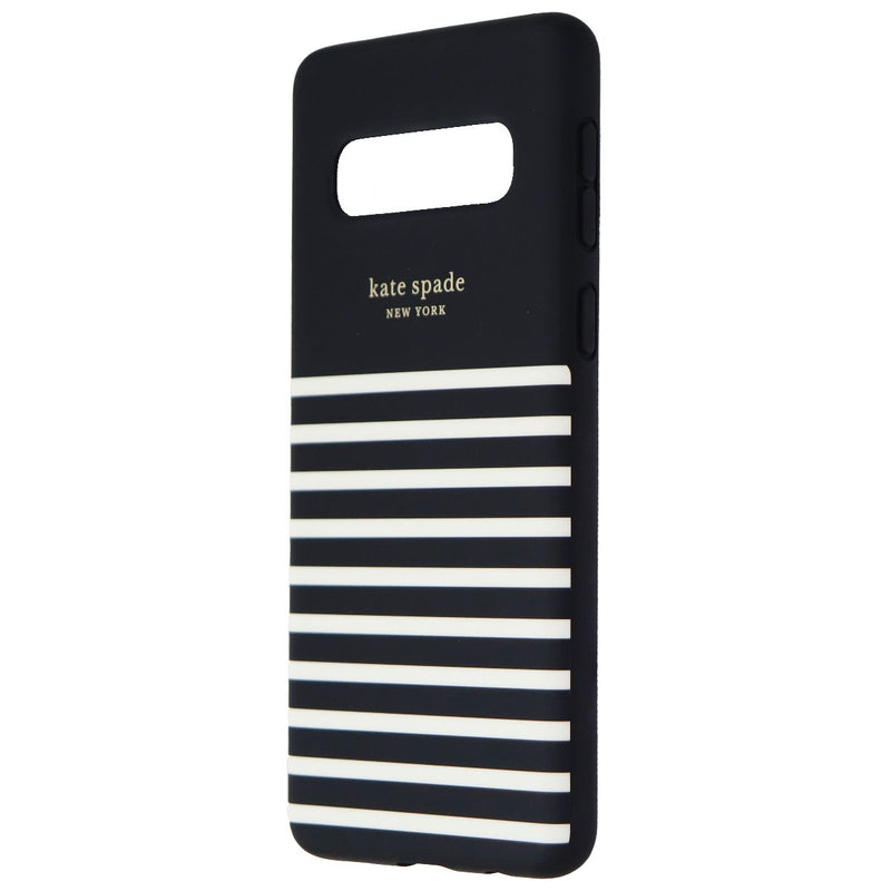 Kate Spade Hardshell Case for Samsung Galaxy S10 - Black/Cream Stripes - Kate Spade - Simple Cell Shop, Free shipping from Maryland!