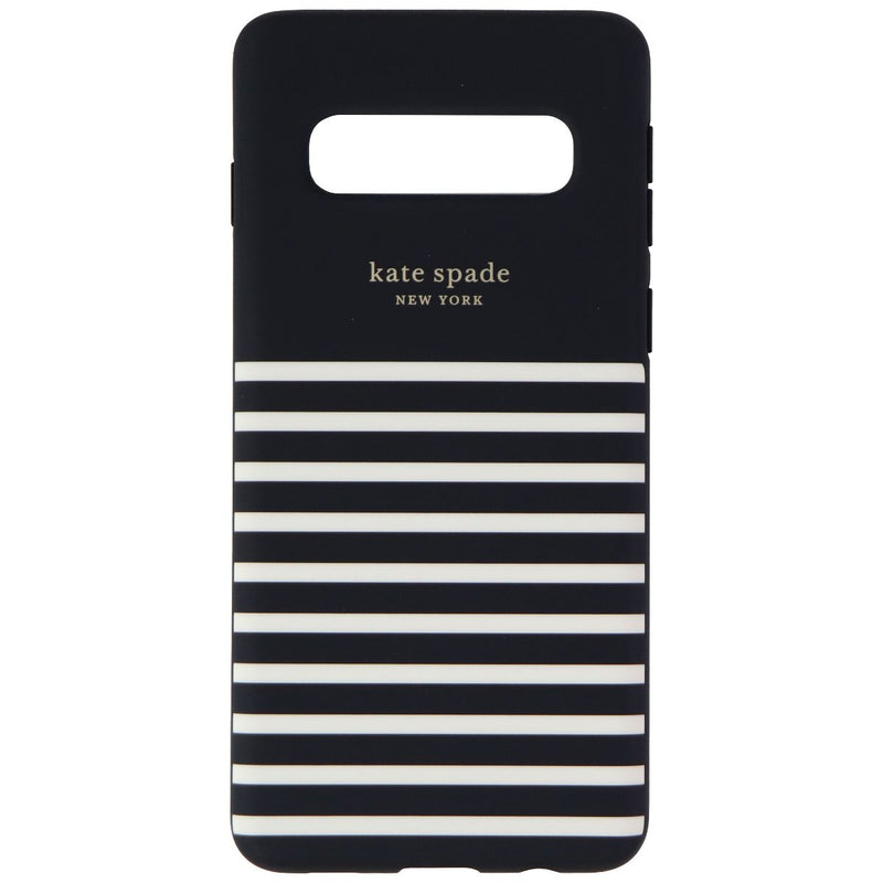 Kate Spade Hardshell Case for Samsung Galaxy S10 - Black/Cream Stripes - Kate Spade - Simple Cell Shop, Free shipping from Maryland!