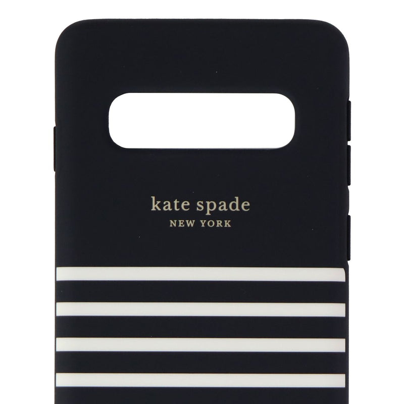 Kate Spade Hardshell Case for Samsung Galaxy S10 - Black/Cream Stripes - Kate Spade - Simple Cell Shop, Free shipping from Maryland!