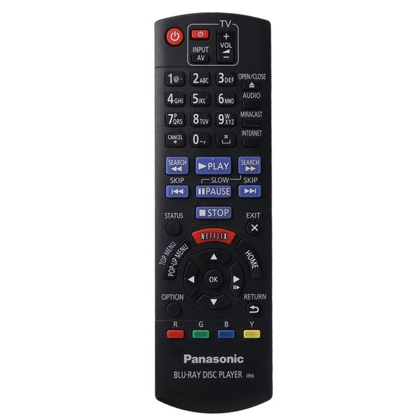 Panasonic Remote (N2QAYB000874) for Select Panasonic Blu-Ray Players - Black - Panasonic - Simple Cell Shop, Free shipping from Maryland!