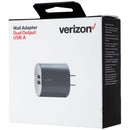 Verizon Dual USB (2.4A Per Port) Wall Adapter/Charger - Black - Verizon - Simple Cell Shop, Free shipping from Maryland!