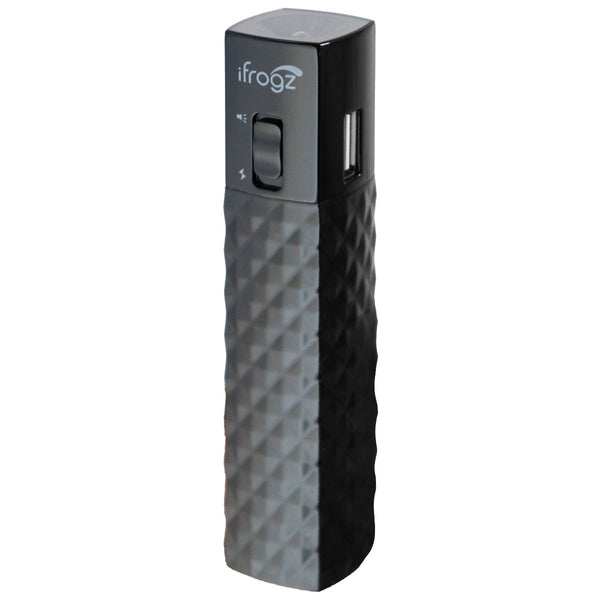 iFrogz GoLite 2,600mAh Portable Charger with LED Light - Black - iFrogz - Simple Cell Shop, Free shipping from Maryland!